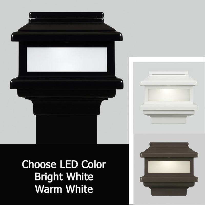MaciMae Solar Deck Light 3x3 -Black, Bronze, White