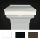 3x3 Saturn Low Voltage LED Post Cap Light