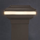 3x3 Saturn Low Voltage LED Post Cap Light