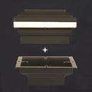 3x3 Saturn Low Voltage LED Post Cap Light