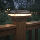 3x3 Saturn Low Voltage LED Post Cap Light