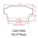 4x4 Case Halo LED Deck Light