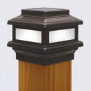 4x4 MaciMae Solar Deck Light for 3.5" Wood Post