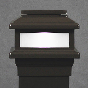 4x4 MaciMae Solar Deck Light for 3.5" Wood Post