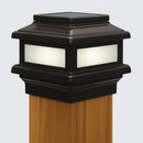 4x4 MaciMae Solar Deck Light for 3.5" Wood Post