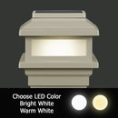 4x4 MaciMae Solar Deck Light for 4" Post