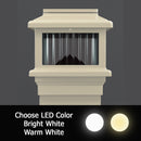 Polaris 4x4 LED Solar Deck Light for 4" Posts