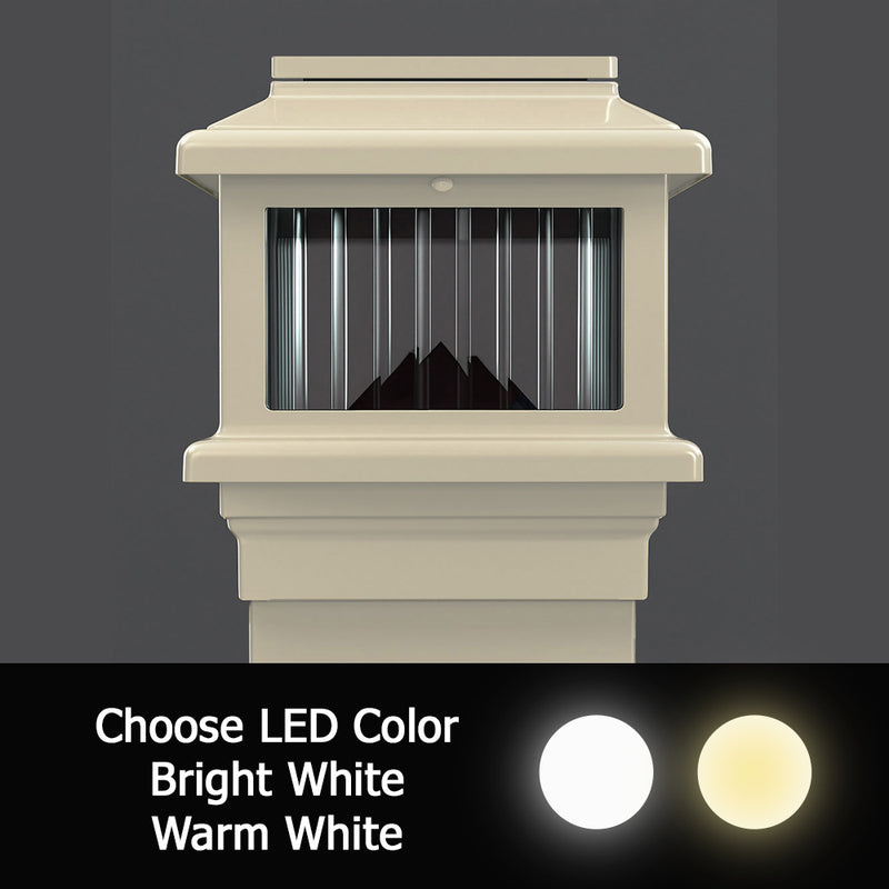 Polaris 4x4 LED Solar Deck Light for 4" Posts