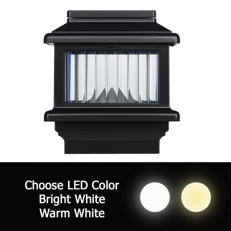Polaris 4x4 LED Solar Deck Light for 4" Posts
