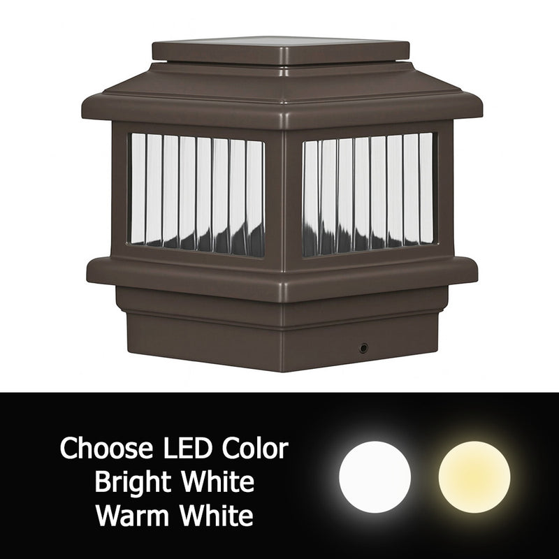 Polaris 4x4 LED Solar Deck Light for 4" Posts
