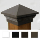 4x4 Sirius Metal Deck Cap for 3.5" Wood Post