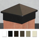 4x4 Sirius Metal Deck Cap (for 4-3/8 to 4-5/8" Posts)