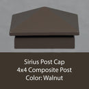 4x4 Sirius Metal Deck Cap (for 4-3/8 to 4-5/8" Posts)