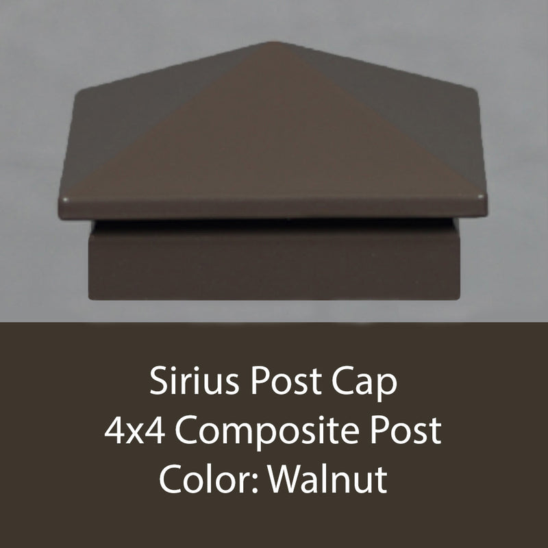 4x4 Sirius Metal Deck Cap (for 4-3/8 to 4-5/8" Posts)
