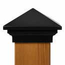4x4 Sirius Metal Post Cap for 3.5" Wood Post