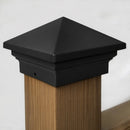 4x4 Sirius Metal Post Cap for 3.5" Wood Post