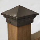 4x4 Sirius Metal Post Cap for 3.5" Wood Post
