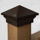 4x4 Sirius Metal Post Cap for 3.5" Wood Post