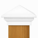 4x4 Sirius Metal Post Cap for 3.5" Wood Post