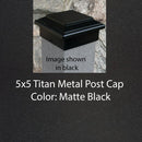 4x4 Titan Metal Deck Cap (for 4-3/8 to 4-5/8" Posts)