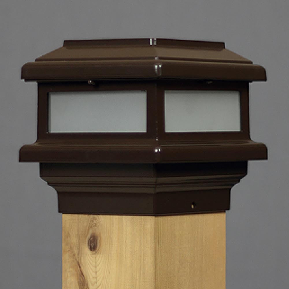 4x4 Triton 12V LED Deck Light for 3.5 Wood Post