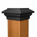 4x4 Titan Metal Deck Cap for 3.5" Wood Post