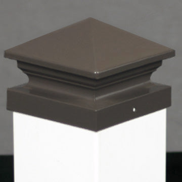 5x5 Sirius Metal Deck Cap for 5" Posts