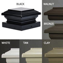 5x5 Titan Metal Deck Cap for 5" Posts