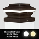 Zena 5x5 Solar Powered Deck Light