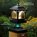 Edison Solar Post Cap/Table Top/Garden Lantern