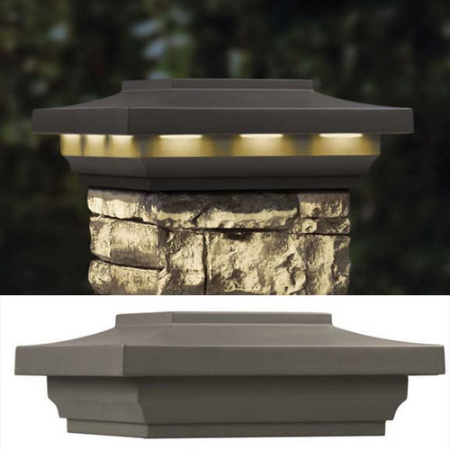8x8 post cap solar light discount