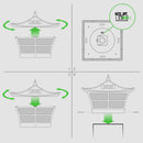 Ambience 4x4 -5x5 Solar Post Cap Light