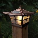 Ambience 4x4 Solar Post Cap Light - Copper