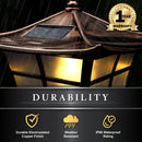 Ambience 4x4 Solar Post Cap Light - Copper