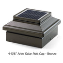 Aries 4x4 Solar Deck Light - 4-1/4 to 4-5/8" Posts