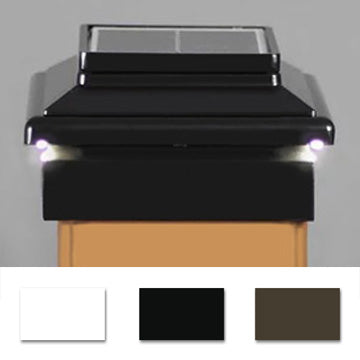 Aries 4x4 Solar Deck Light - 4-1/4 to 4-5/8" Posts