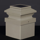 Aries 5x5 Metal Solar Deck Light