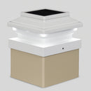 Aries 5x5 Metal Solar Deck Light