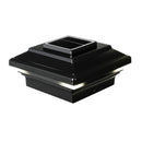 Aries 6x6 Metal Solar Deck Light - 5-1/2" Post