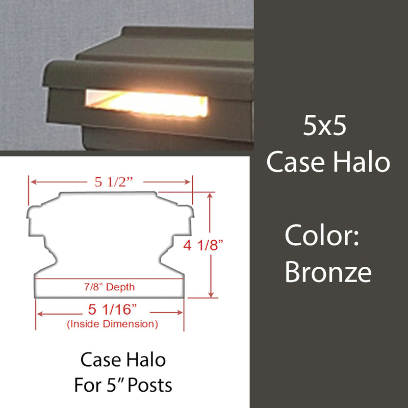 Case Halo 5x5 LED Low Voltage Deck Light