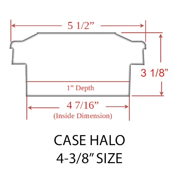 Case Halo LED Low Voltage Deck Light for 4x4 Composite Post (4-1/4" to 4-1/2")