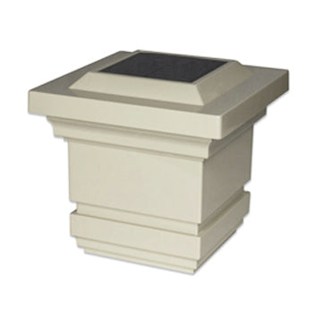 Classy PVC Solar Post Cap Light 4x4 Tan