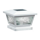 Fairmont 4x4 -5x5 Solar Post Cap and Wall Light White