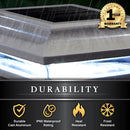 Imperial 4x4" Metal Solar Post Cap Light