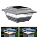 Imperial 4x4" Metal Solar Post Cap Light