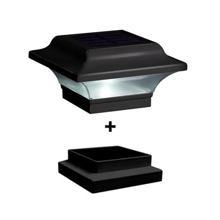 Imperial Solar Post Cap Light - Black with 3x3 Adapter