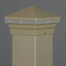 Iris Anello 4x4 LED Deck Light for 4" Vinyl or Metal Posts