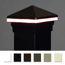 Iris Anello 4x4 LED Deck Light for 4" Vinyl or Metal Posts