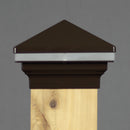 Iris Anello LED 4x4 Post Cap Light for 3-1/2" Wood Posts