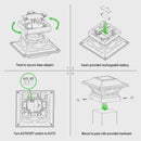 Kingsbridge Solar Cap Light Black or White for 4x4 5x5 6x6 Posts